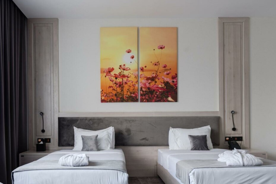 Light and airy twin room in Inspira-S HOtel, Tashkent.