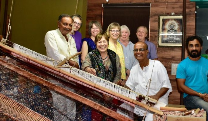 Ikat weavers, India.