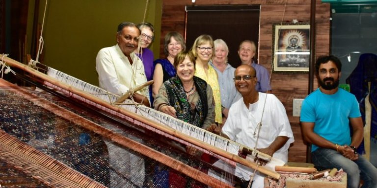 Ikat weavers, India.