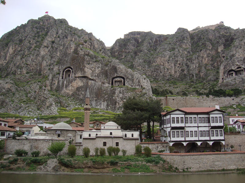 Small town of Amasya, Turkey.