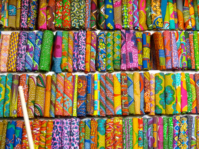 Kumasi Fabric Market, Heaven!