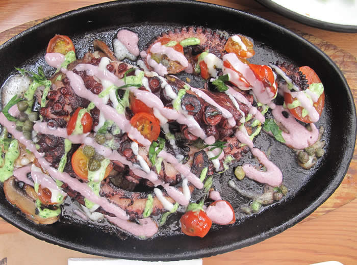 Dish of Grilled Octopus at Mercado Restaurant, Lima