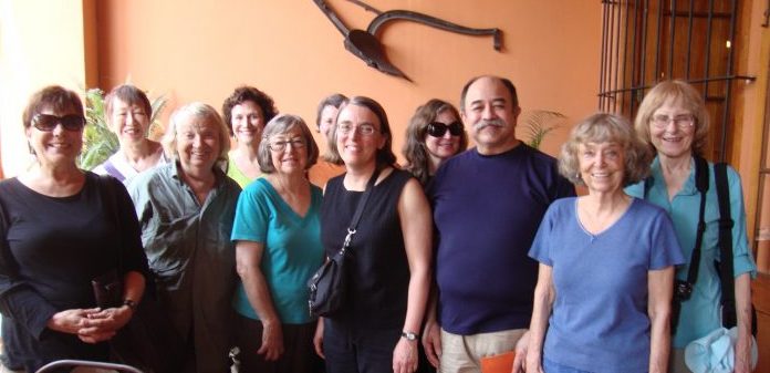Peru travel group in Lima.