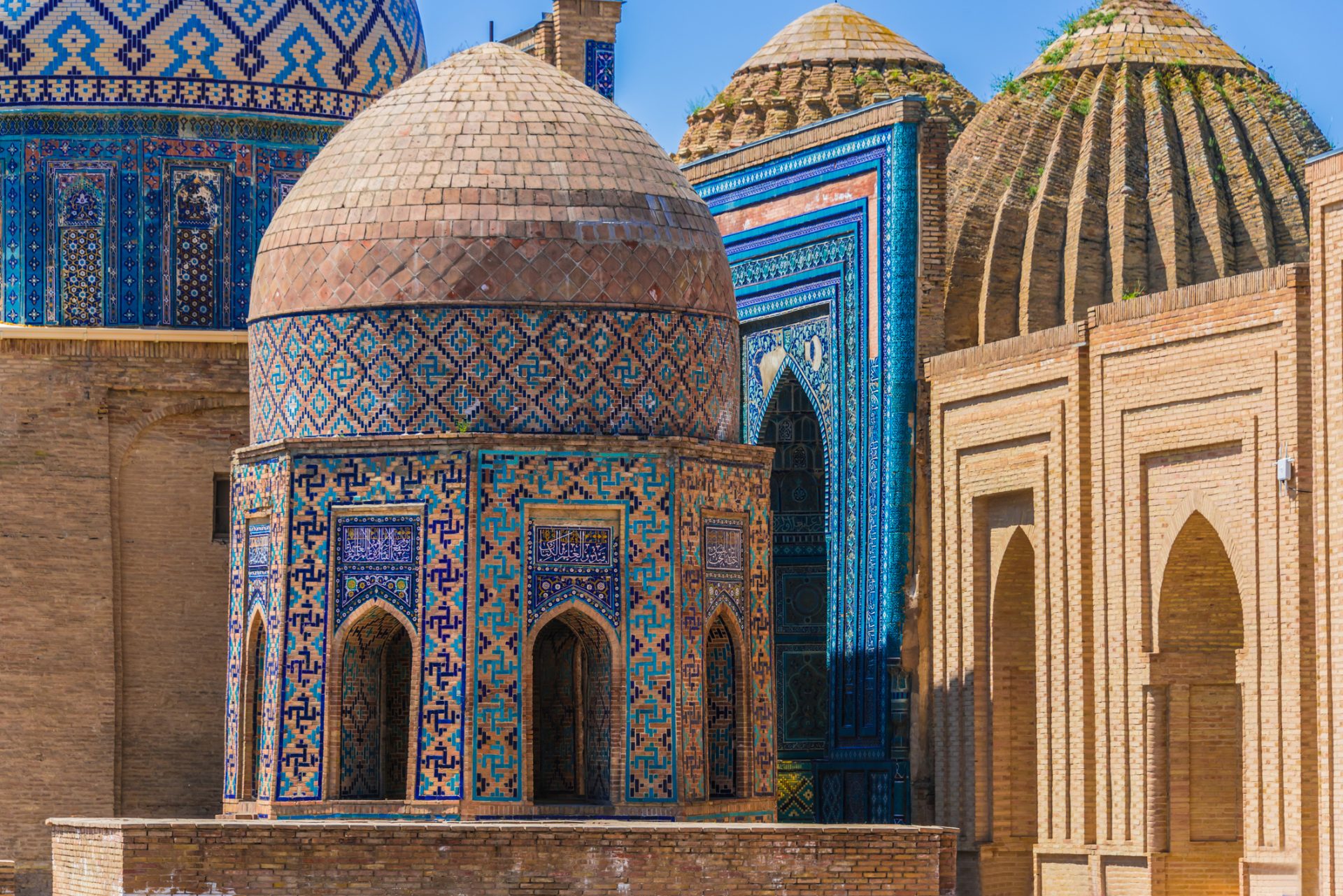 Shohizinda, a necropolis for Timur's female relatives in Samarkand, Uzbekistan