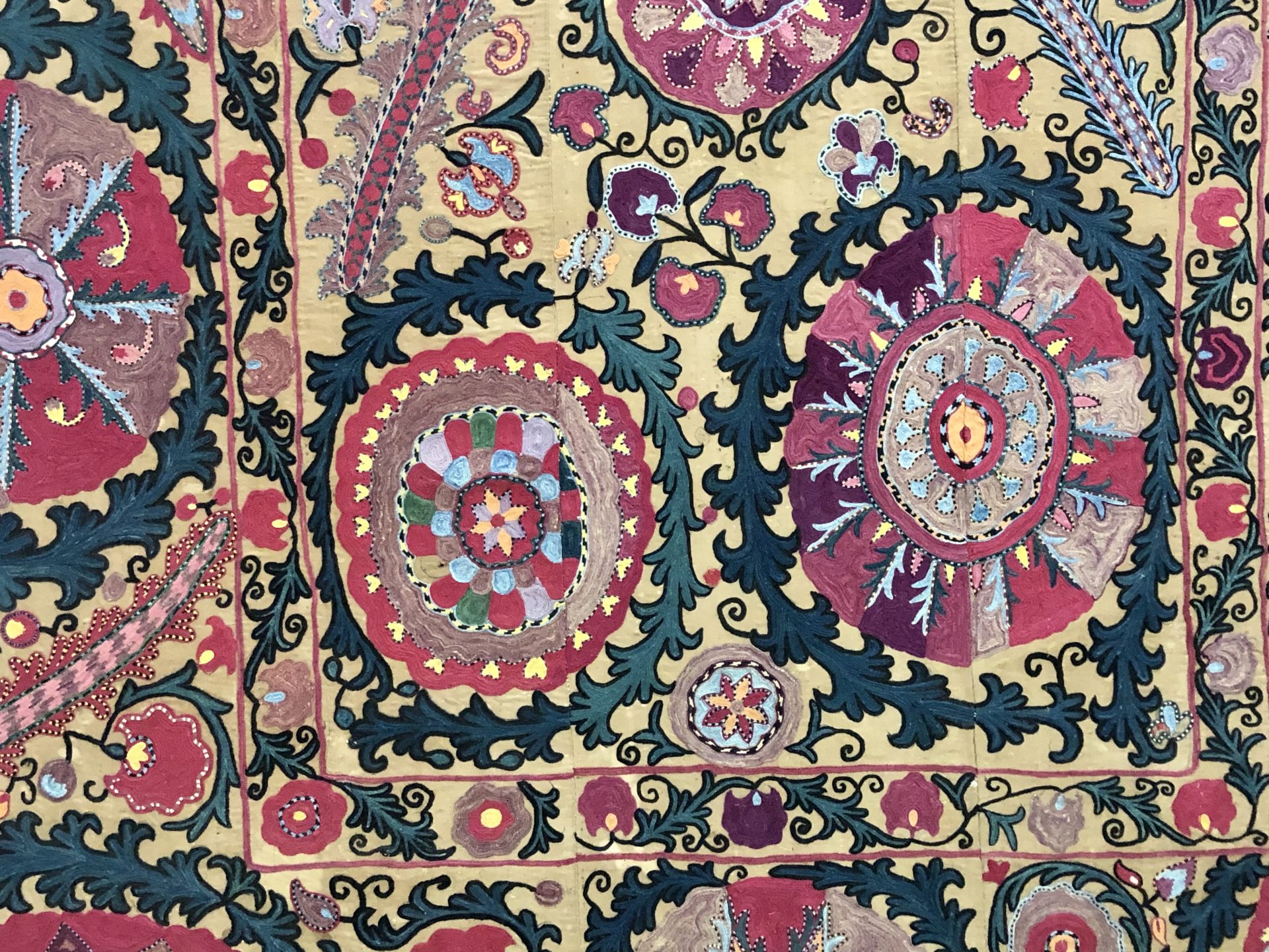 Suzani Embroidery from Uzbekistan - Behind the Scenes Adventures